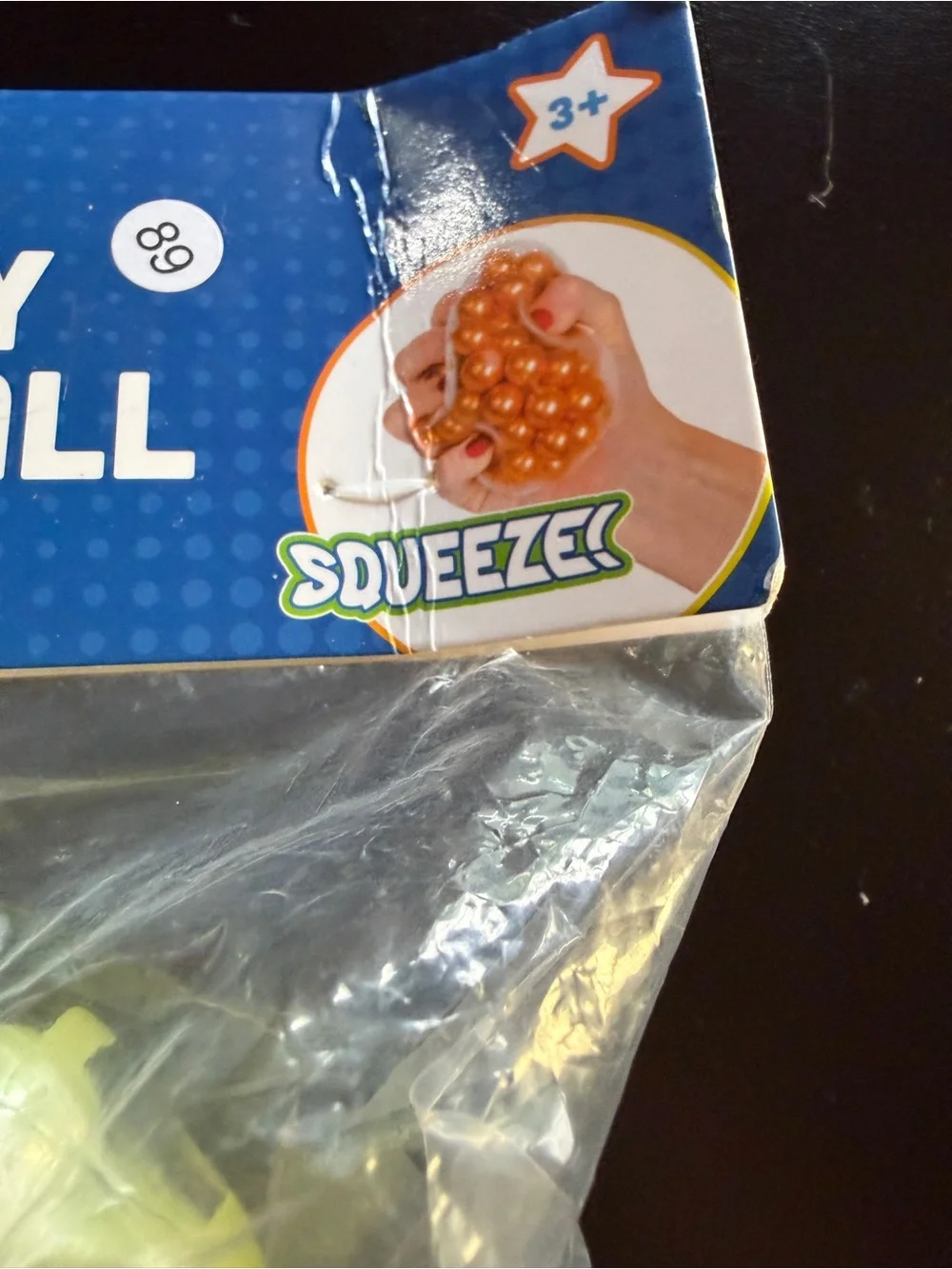 New Viral Crunchy Stress Squishy Ball Toymendous Squeeze Green Toy 3+ Squish